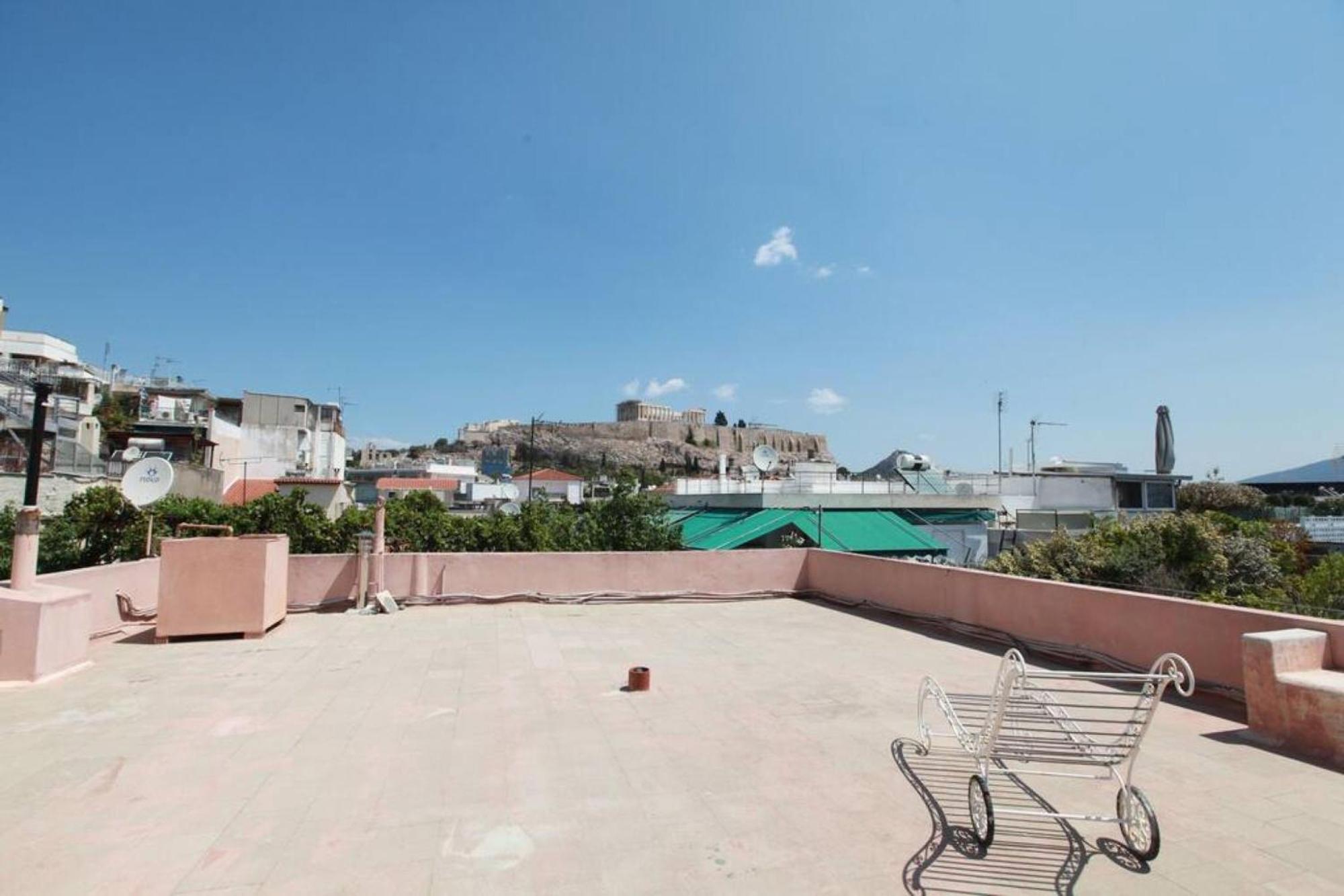 Elegant Studio At The Acropolis Hills Atena Exterior foto